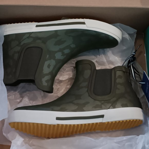 Joules Green Camo Kids Boots - Picture 6 of 12